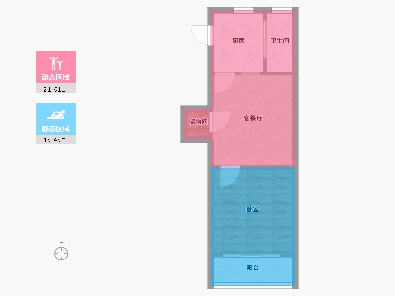 上海-上海市-西木小区-32.93-户型库-动静分区