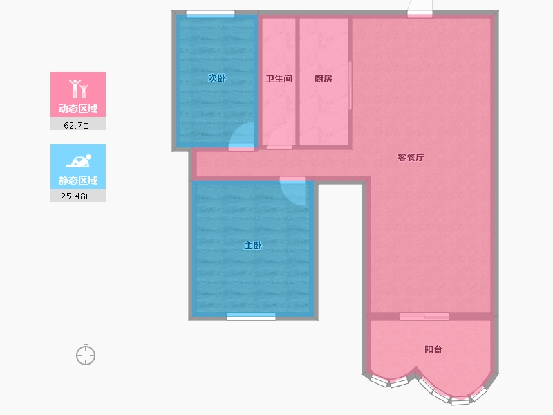 广东省-深圳市-金成时代家园-79.22-户型库-动静分区