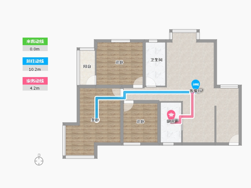 河南省-郑州市-绿洲云顶-96.86-户型库-动静线