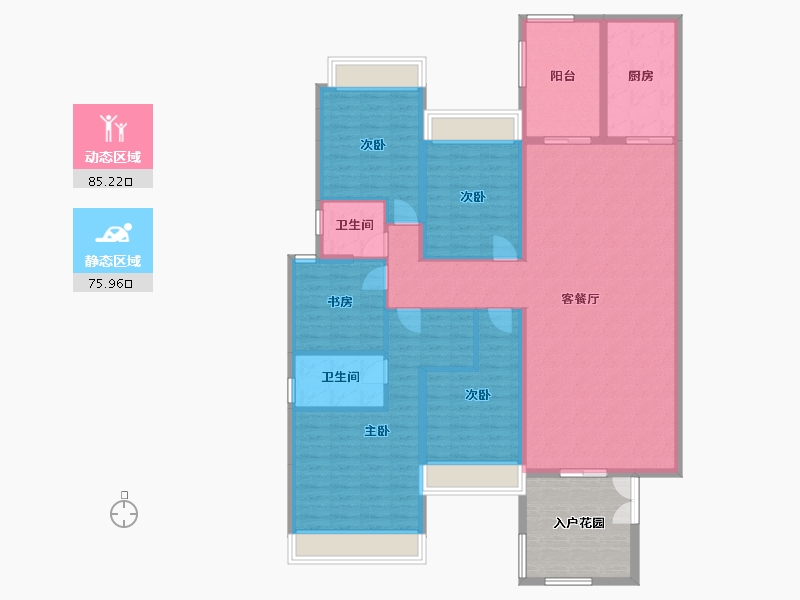 广东省-揭阳市-榕水湾-157.97-户型库-动静分区