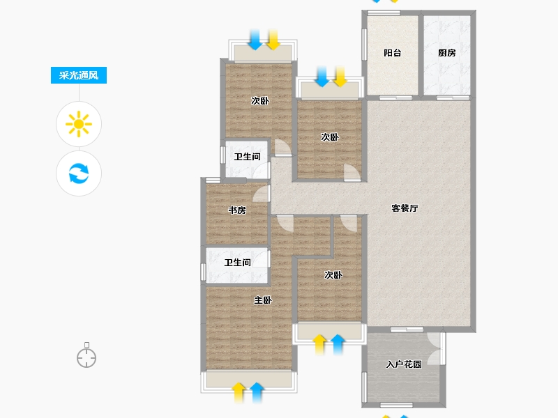 广东省-揭阳市-榕水湾-157.97-户型库-采光通风