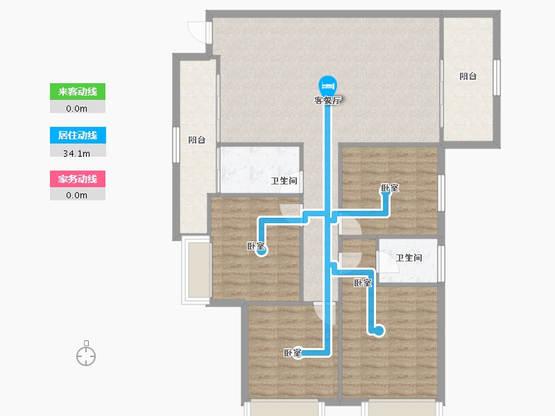 广西壮族自治区-柳州市-金绿洲小区-112.77-户型库-动静线