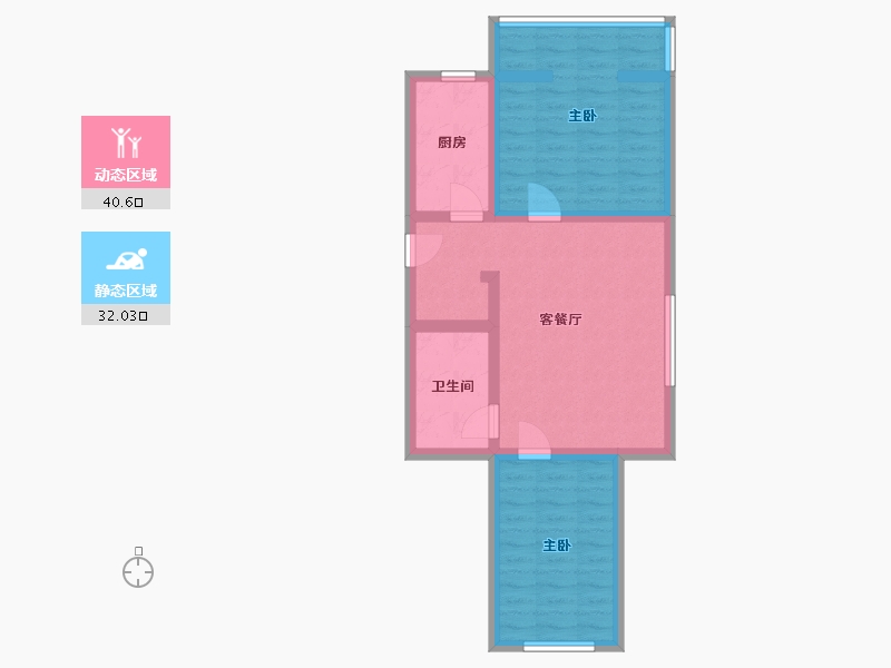 天津-天津市-万东路118号-65.00-户型库-动静分区