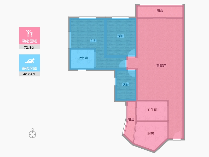 广东省-广州市-嘉仕花园-101.60-户型库-动静分区