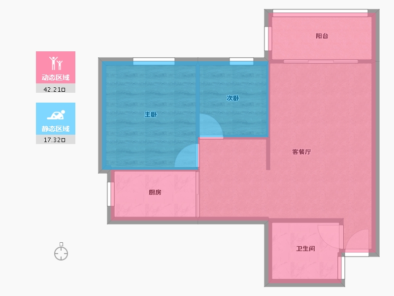 广东省-广州市-丽康居-53.84-户型库-动静分区