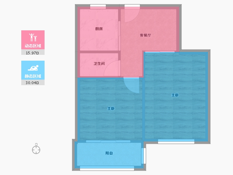 山东省-青岛市-辛家庄小区-41.15-户型库-动静分区