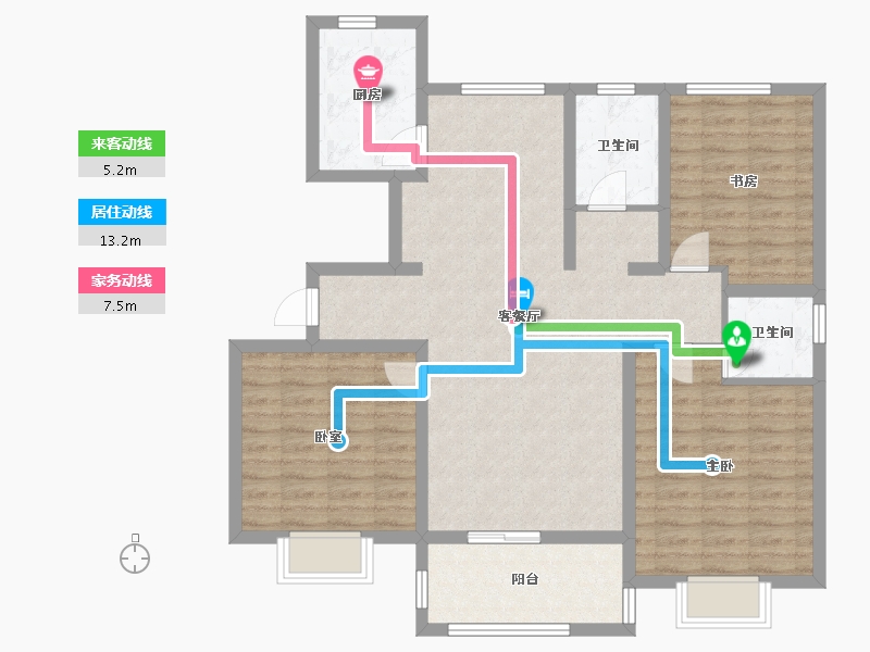 山东省-济宁市-中都尚城-103.11-户型库-动静线