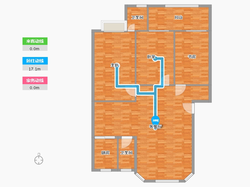 河南省-信阳市-税苑小区-145.01-户型库-动静线