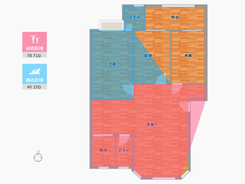 河南省-信阳市-税苑小区-145.01-户型库-动静分区