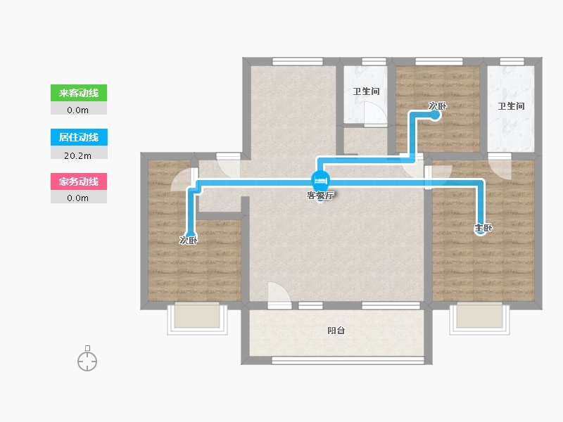 河北省-石家庄市-无极小区-112.00-户型库-动静线