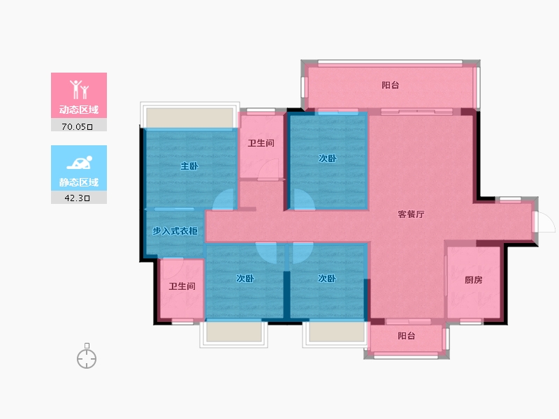 广东省-肇庆市-西江府-100.80-户型库-动静分区