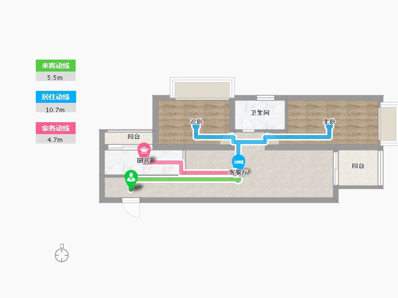 四川省-攀枝花市-悦山府-50.00-户型库-动静线