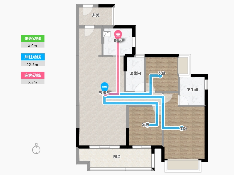 广东省-肇庆市-时代外滩花园-92.76-户型库-动静线