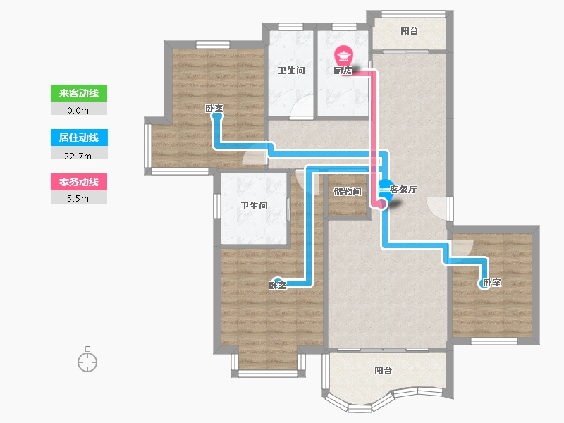 上海-上海市-丽都成品-97.04-户型库-动静线