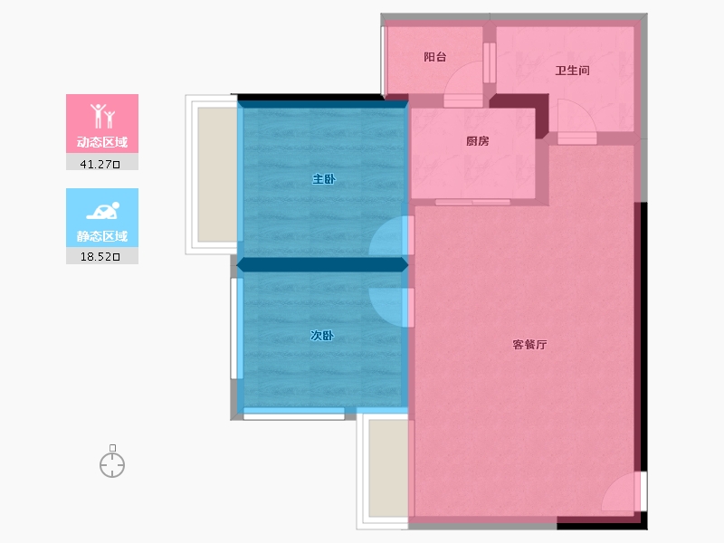 四川省-攀枝花市-悦山府-53.00-户型库-动静分区