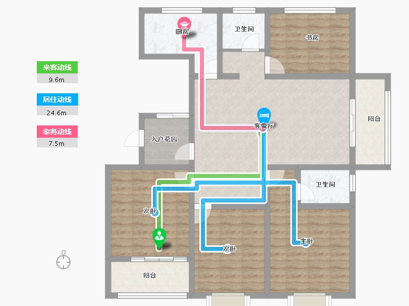 山东省-济宁市-中都尚城-113.00-户型库-动静线