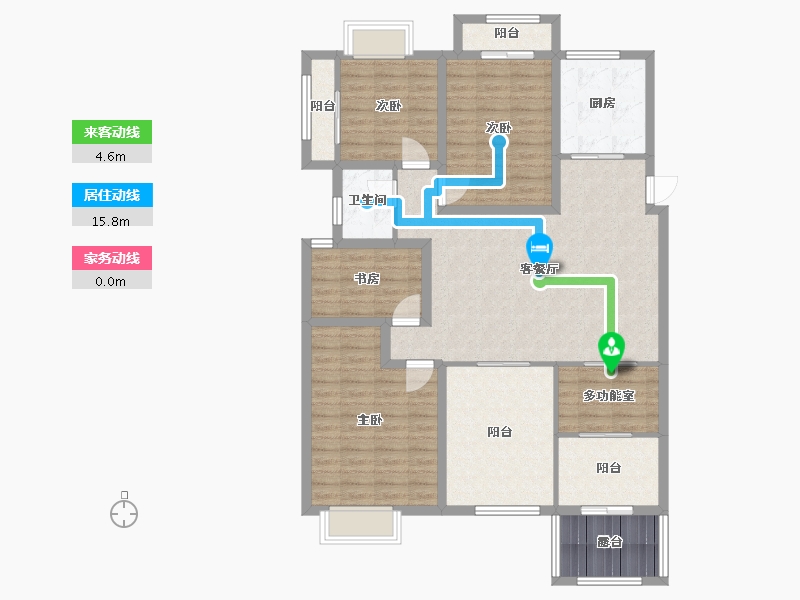 福建省-福州市-融信第一城-122.92-户型库-动静线