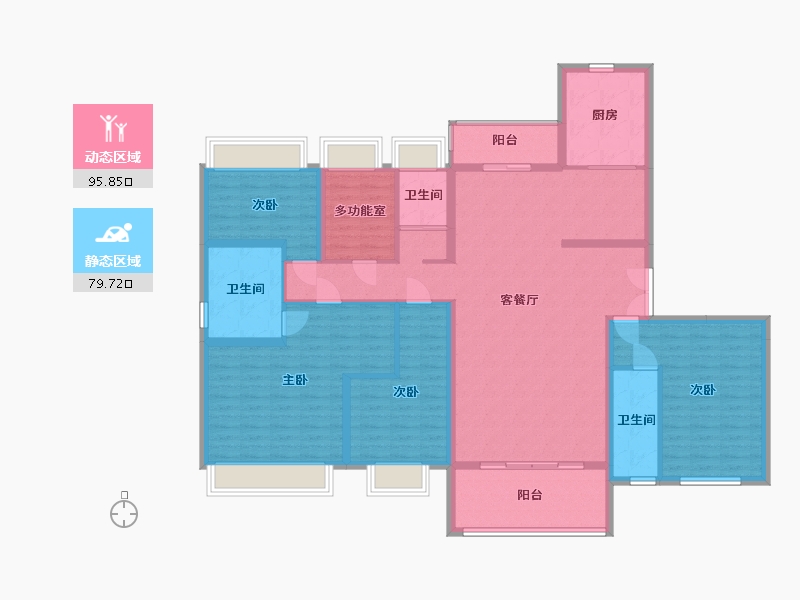 广东省-广州市-科慧花园-158.64-户型库-动静分区