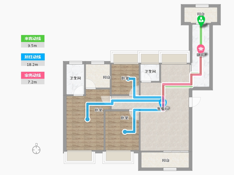 广东省-惠州市-南国园-80.86-户型库-动静线