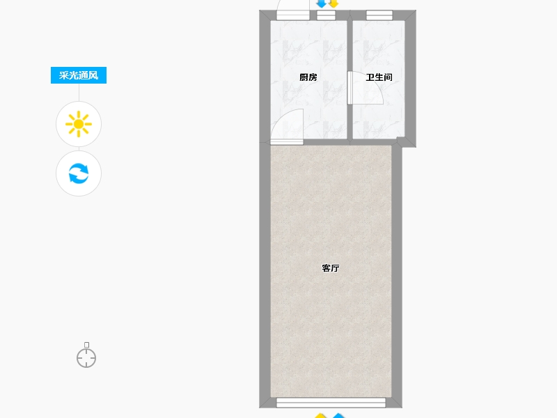 上海-上海市-西木小区-26.48-户型库-采光通风