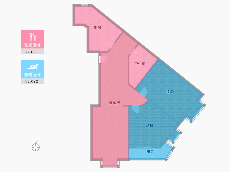 天津-天津市-澳景大厦-116.00-户型库-动静分区