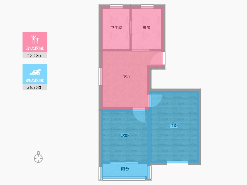 上海-上海市-浦三区-42.72-户型库-动静分区