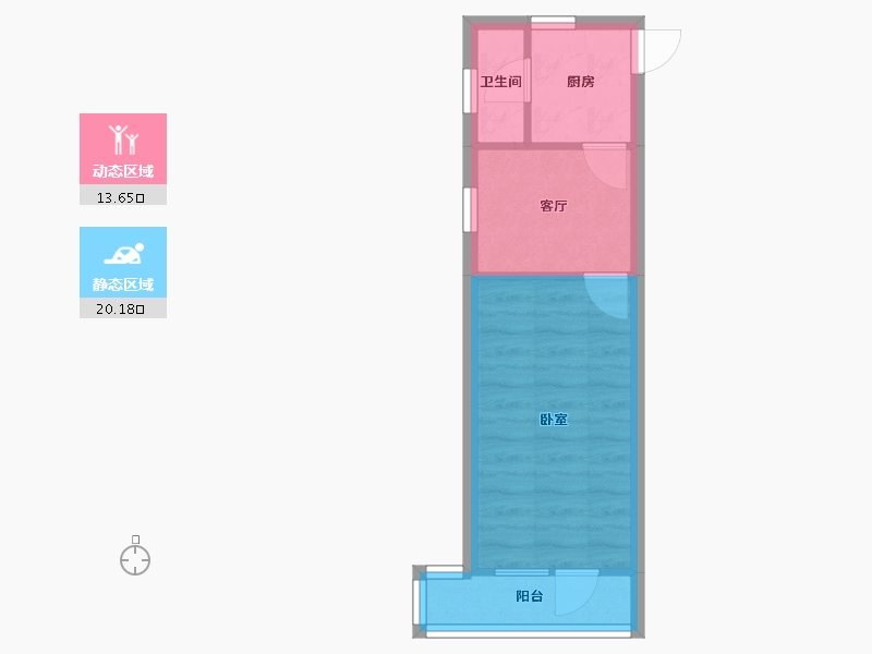 上海-上海市-西木小区-29.68-户型库-动静分区