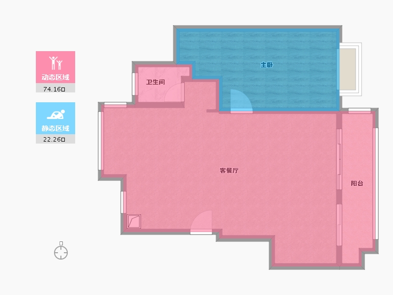 安徽省-合肥市-中交春风景里-88.00-户型库-动静分区