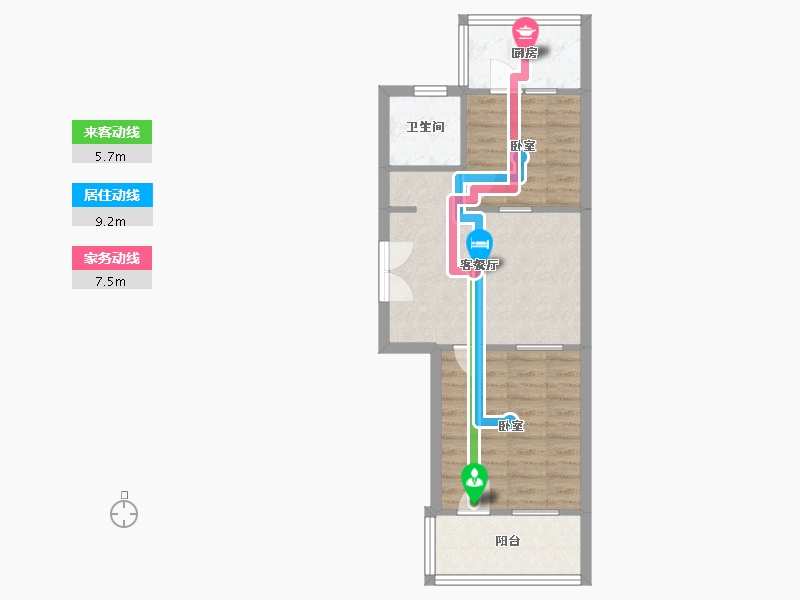 山东省-济南市-南全福老东区-51.58-户型库-动静线