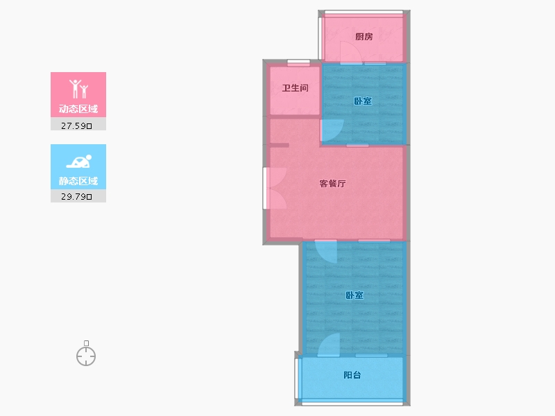 山东省-济南市-南全福老东区-51.58-户型库-动静分区