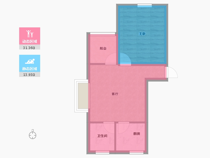 上海-上海市-景舒苑-40.08-户型库-动静分区