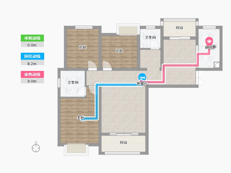 河南省-驻马店市-鹏宇国际城-100.00-户型库-动静线