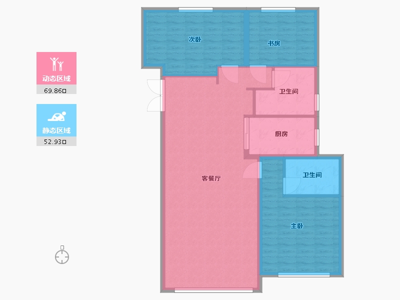 山东省-泰安市-城建澜庭-112.58-户型库-动静分区