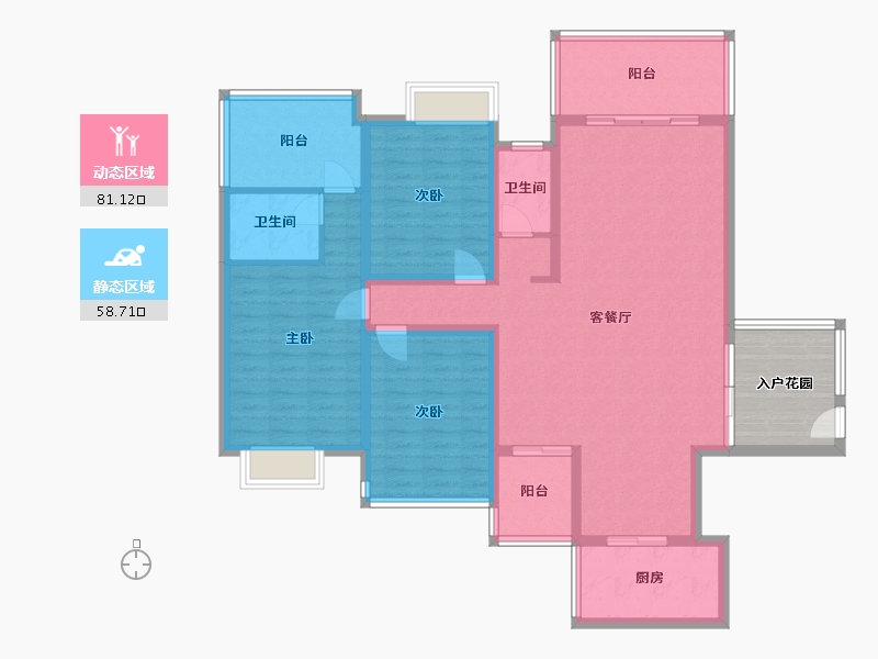 广西壮族自治区-北海市-金源华府-145.00-户型库-动静分区