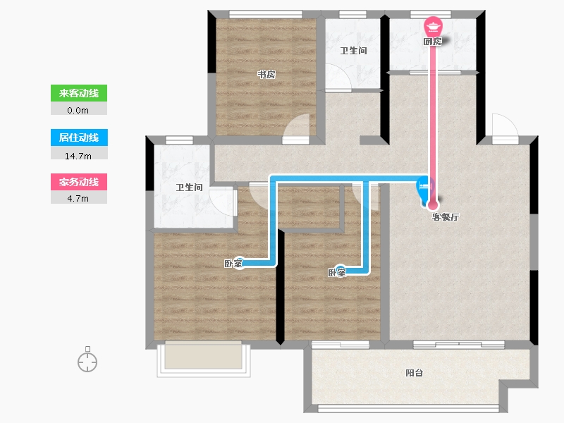 浙江省-绍兴市-中国铁建嵊星湾-99.20-户型库-动静线