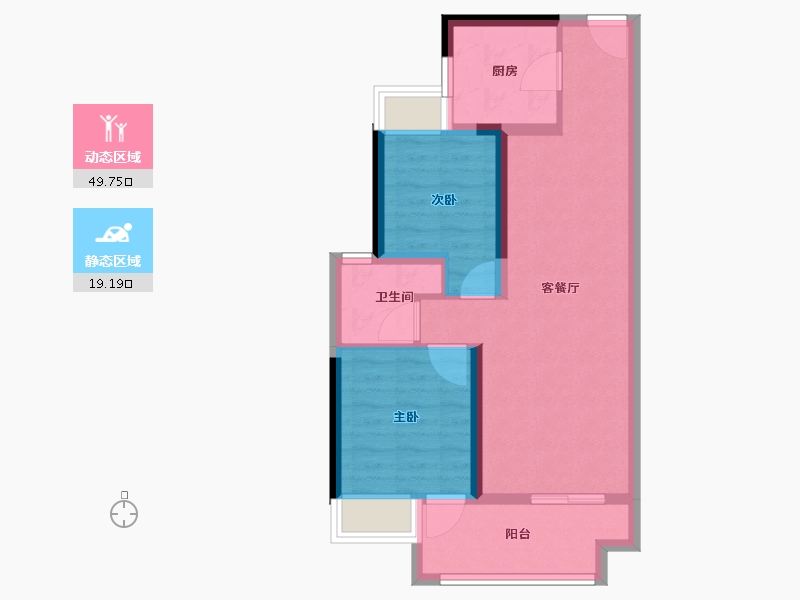 湖北省-武汉市-博大学府城-61.00-户型库-动静分区