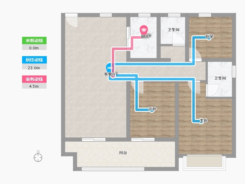 山东省-临沂市-壹号院-98.00-户型库-动静线