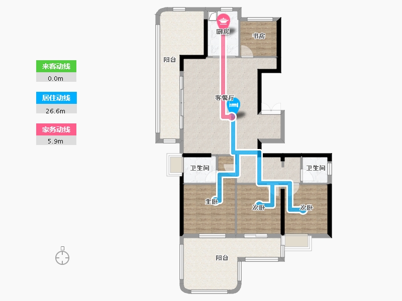 福建省-福州市-中建元亨府-120.23-户型库-动静线