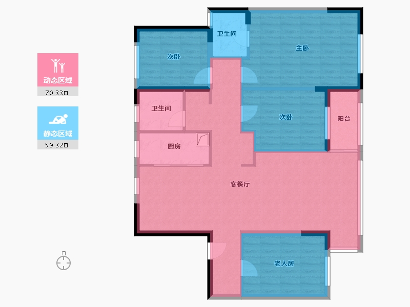 河南省-漯河市-文昌书院-117.00-户型库-动静分区