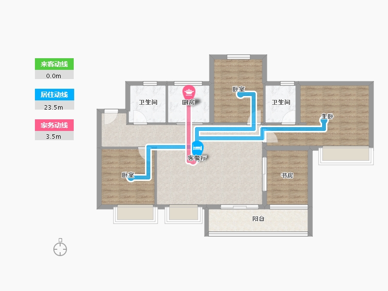 四川省-绵阳市-璟上江澜璟园-98.03-户型库-动静线