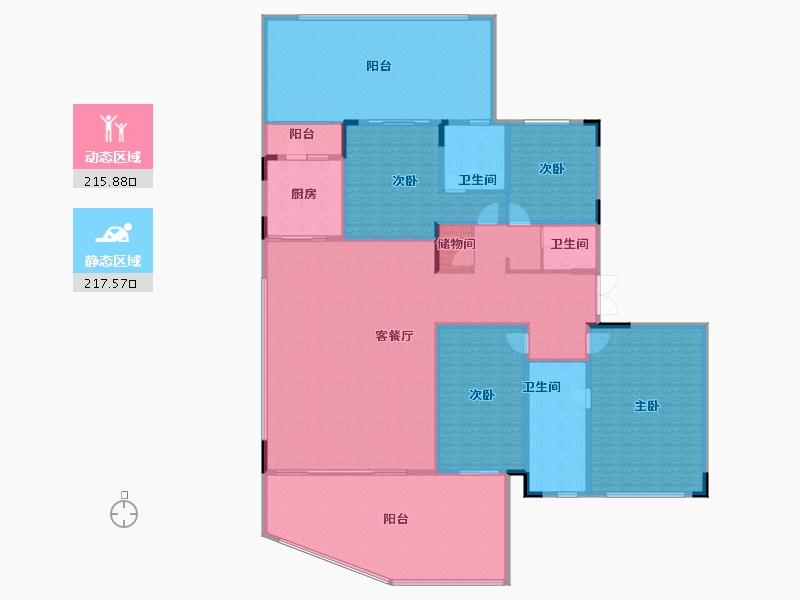 四川省-成都市-中港东湖壹号-406.01-户型库-动静分区