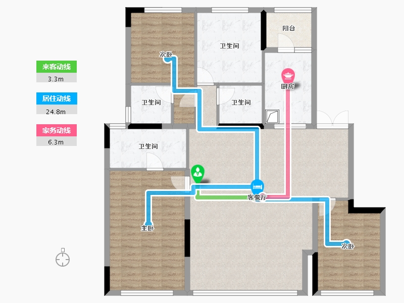 四川省-成都市-建发天府养云-131.41-户型库-动静线