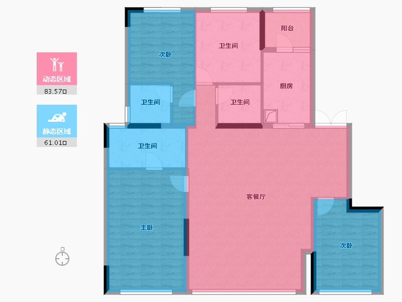 四川省-成都市-建发天府养云-131.41-户型库-动静分区