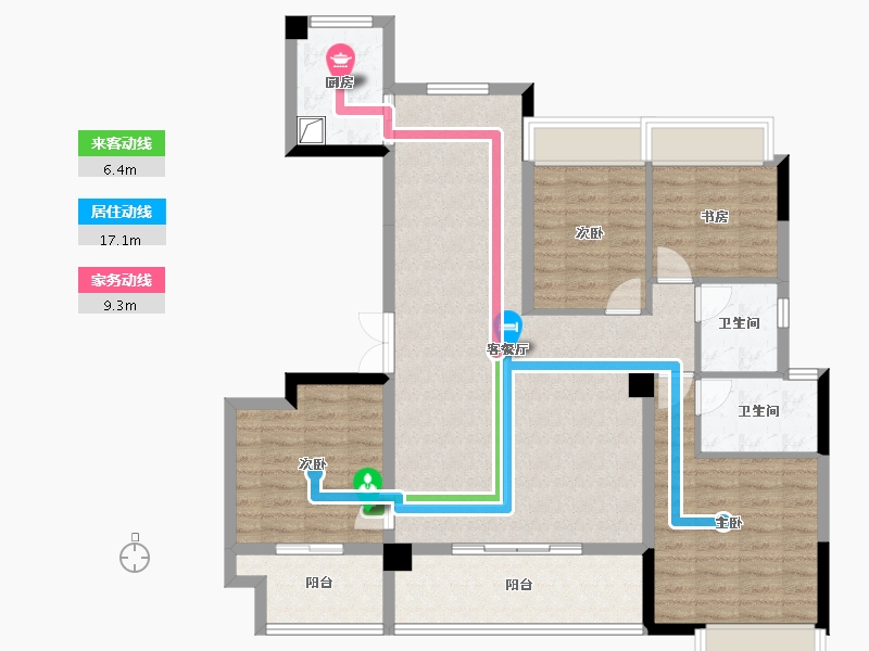 湖北省-恩施土家族苗族自治州-清江新城-113.86-户型库-动静线