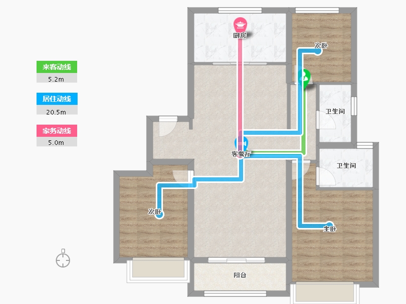 河北省-保定市-云海世家-94.18-户型库-动静线