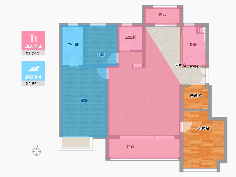 安徽省-池州市-中奥御湖宸院-97.24-户型库-动静分区