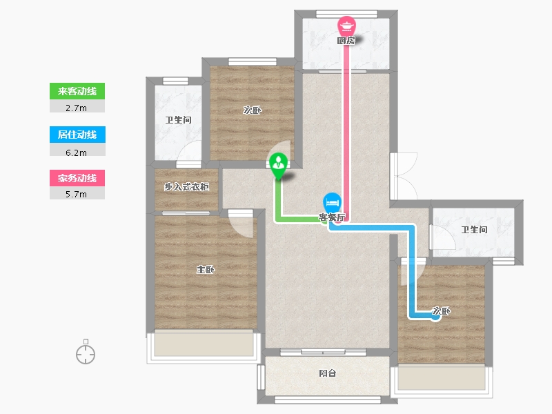 山西省-运城市-鸿泰学府-102.40-户型库-动静线