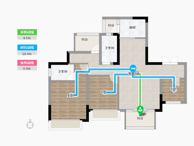 四川省-成都市-君悦时代-83.61-户型库-动静线