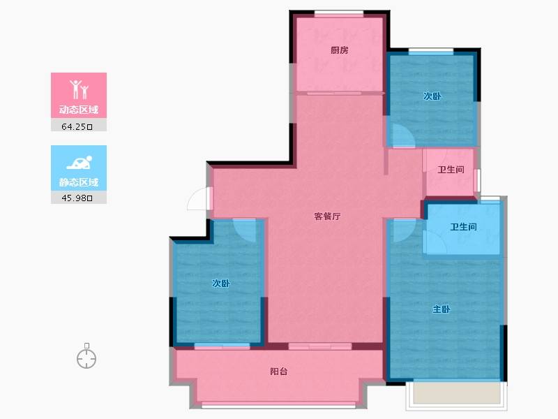 河南省-安阳市-利源·光明壹号-99.21-户型库-动静分区