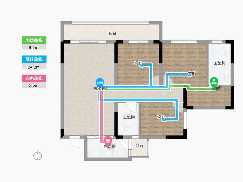 四川省-成都市-中国铁建新川樾-98.00-户型库-动静线